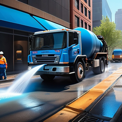 오정구 하수구 고압세척 횡주관세척