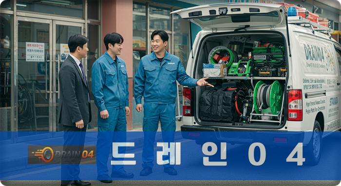 부천 고압세척, 상가 식당 하수구 100% 해결