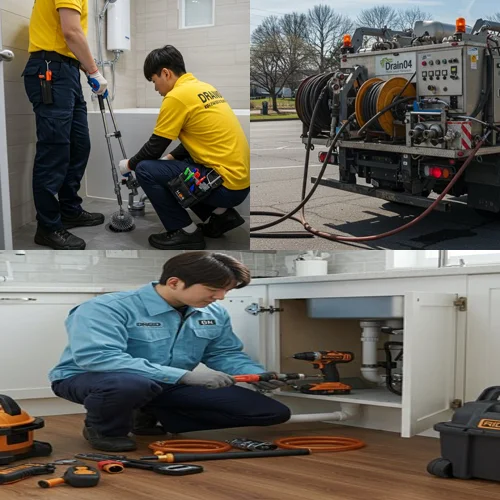 오정동 싱크대막힘 역류 하수구 장인이 뚫어줘요