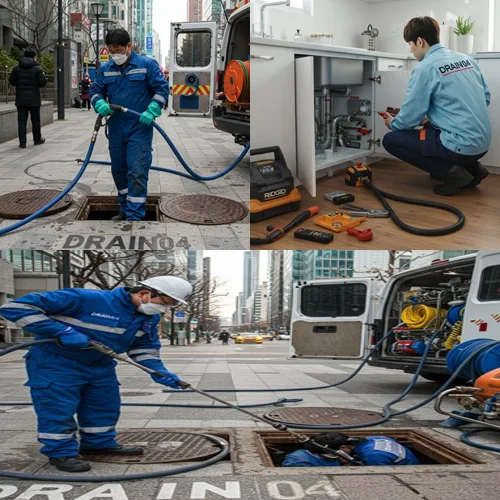 오정동 싱크대막힘 역류 하수구 장인이 뚫어줘요