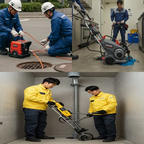 오정동 싱크대막힘 역류 하수구 장인이 뚫어줘요