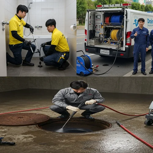 괴안동 하수구 막힘 배수구 문제 해결을 약속