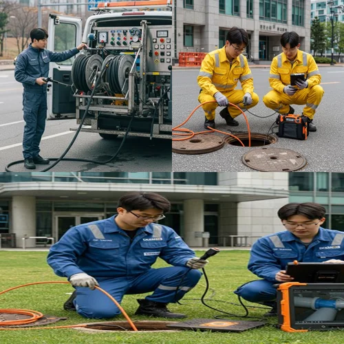 송내동 싱크대막힘 역류 하수구 지킴이가 해결
