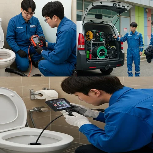 송내동 싱크대막힘 역류 하수구 지킴이가 해결