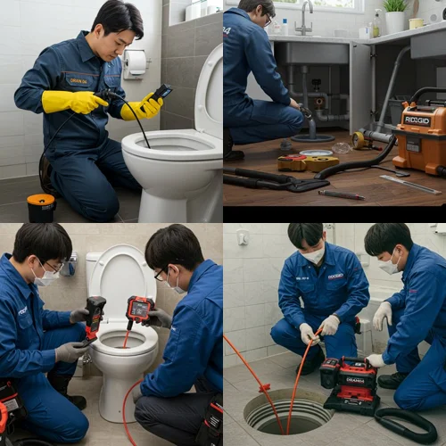 송내동 싱크대막힘 역류 하수구 지킴이가 해결