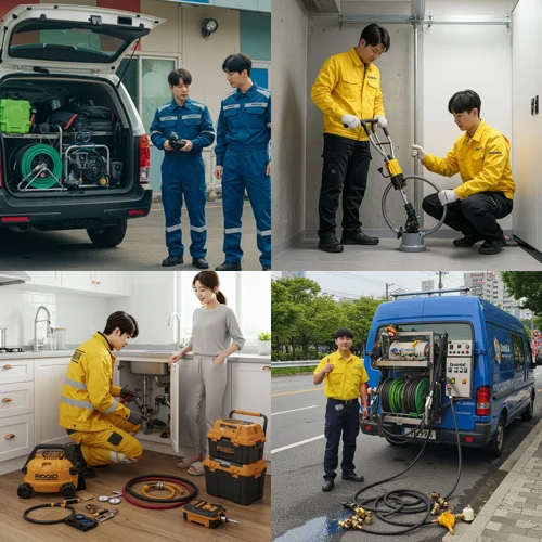 부천 상동 싱크대막힘 역류 막힌 곳 없이 완벽하게