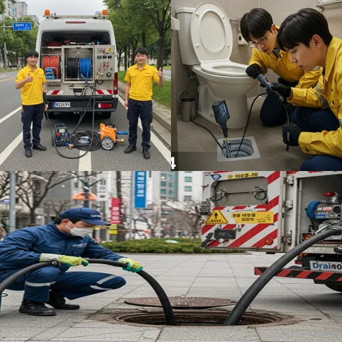 부천시 고압세척 하수구 시원하게 뚫어 드릴게요