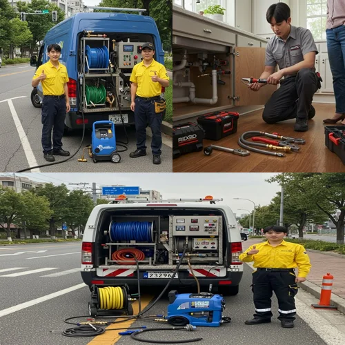 부천시 고압세척 하수구 시원하게 뚫어 드릴게요