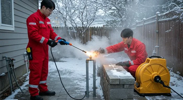 부천 해빙 하수도 배관 업체 녹여서 해결 완료해 드려요