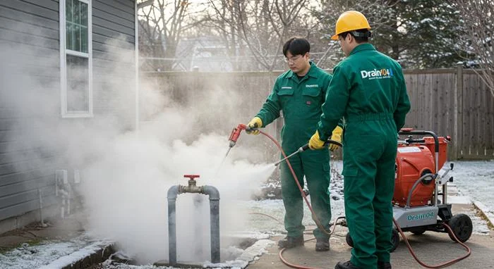 원미동 수도관 동파 하수구 꽁꽁 언 배관 걱정 끝