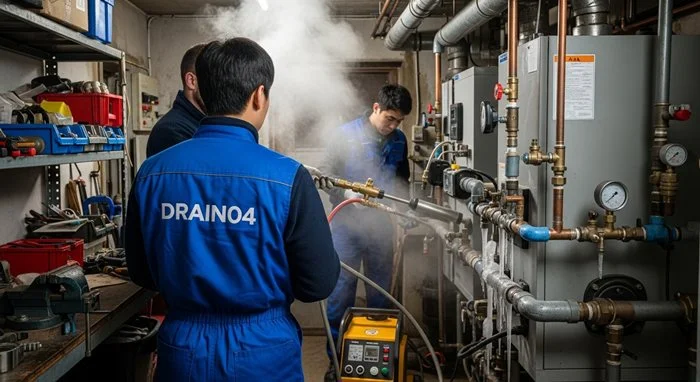 원미구 수도관 동파 하수구 녹여서 막힌 속까지 후련