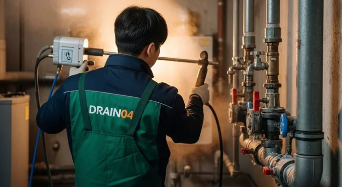 원미구 수도관 동파 하수구 녹여서 막힌 속까지 후련