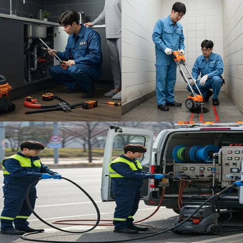 대장동 하수구막힘 업체 막힘 문제 저희에게