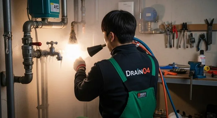부천 중동 언 수도 녹임 해빙 업체 녹임 기술 끝판왕이 해결
