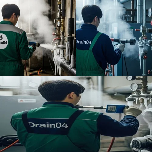 겨울철 하수구를 지키는 용사들