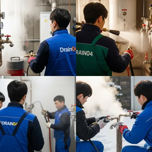 부천시 하수구 해빙 얼었을때 얼었을 때 바로 불러 주세요