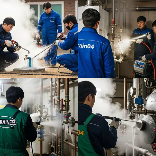 심곡동 언 수도 녹임 해빙 업체 하수구 동파 신속 해결