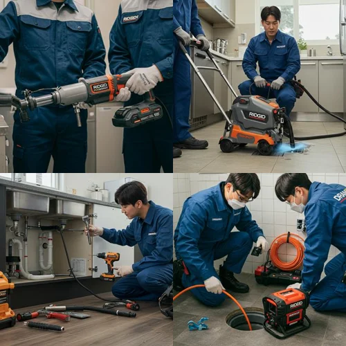 부천 원미구 싱크대막힘 역류 춘의동 빌라... 냄새까지 싹