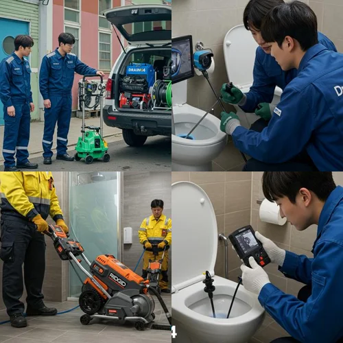 부천 원미구 하수구 뚫음, 꽉 막힌 하수도 심곡동