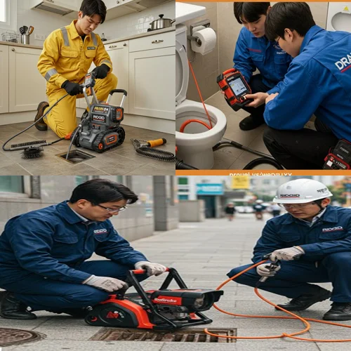 부천 상동 하수구 막힘 배수구 시원하게 뚫어 드릴게요