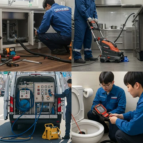 빌라 주차장 트랜치 막힘엔 역시! 소사구 하수구 막힘 업체가 해결!