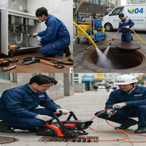 부천역 근처 상가 화장실엔 (원미구) 심곡동 변기 막힘 수리