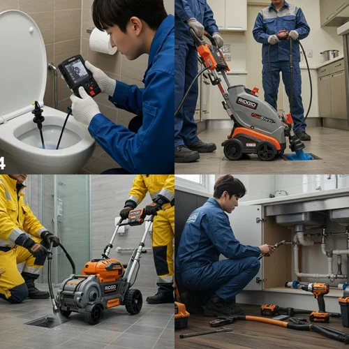 오정동 싱크대 막힘 배수구 물류창고 배관 막힘 신속 해결 완료