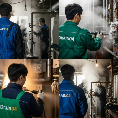 부천시 수도관 동파 하수구 꽁꽁 언 배관은 저희에게