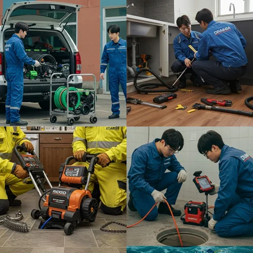 부천테크노파크 식당 막힘 해결 삼정동 변기 막힘 수리 후기
