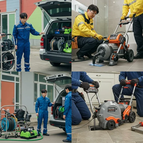 부천테크노파크 식당 막힘 해결 삼정동 변기 막힘 수리 후기