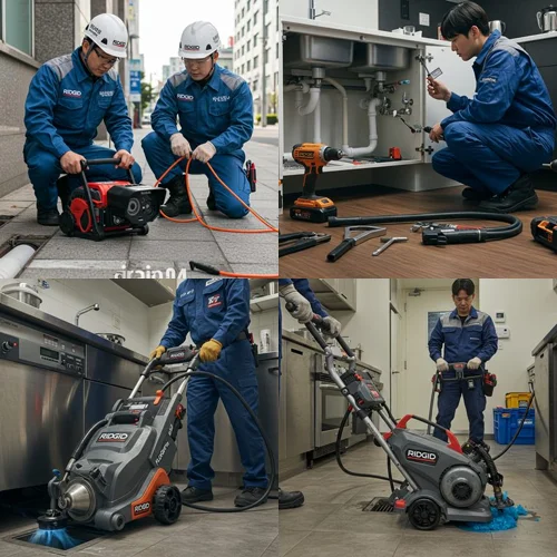 공장 식당 배관 막힘엔 여기가 답! 부천 내동 싱크대 막힘 배수구