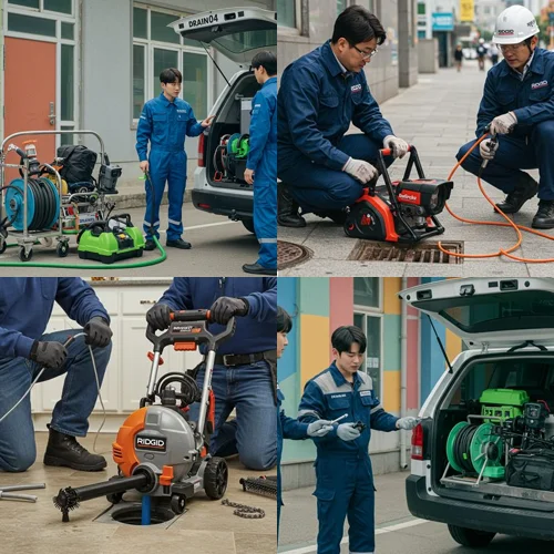 부천 (원미구) 심곡동 하수구 뚫음 하수도막힘 처리