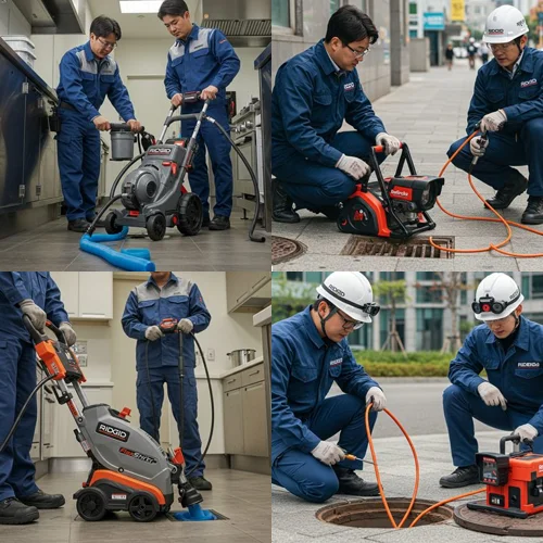 부천 (원미구) 심곡동 하수구 뚫음 하수도막힘 처리