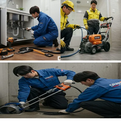 소사구 하수구 업체 오수관 소사본동괴안동 빌라 역류 해결