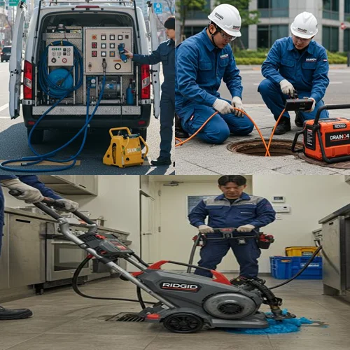 소사구 하수구 뚫음 하수도 로데오거리 상가 기름때 제거 완료