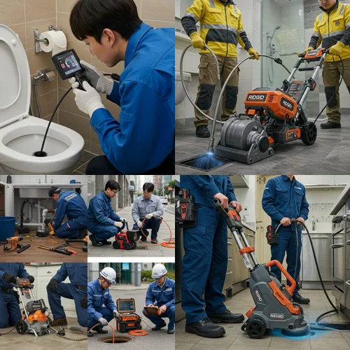 소사구 하수구 뚫음 하수도 소사본동괴안동 빌라 역류 해결