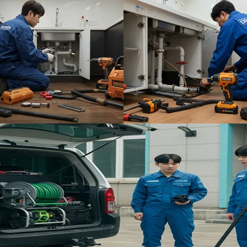 오정구 하수구 뚫음 하수도 막힘 해결