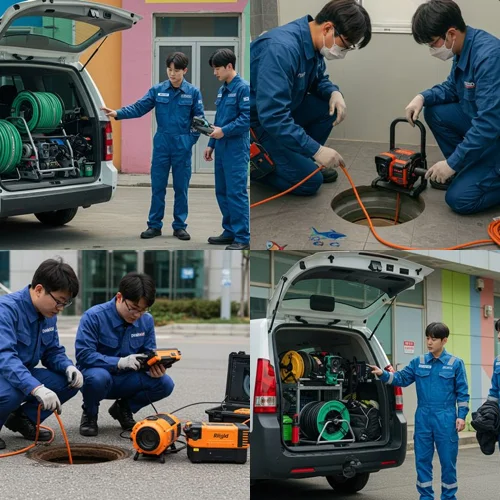 오정구 하수구 뚫음 하수도 막힘 해결