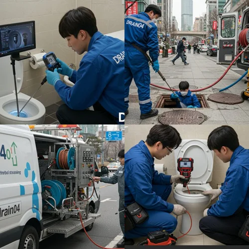 심곡동 하수구뚫음 부천역 먹자골목