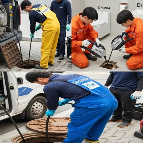 오정구 싱크대막힘 공장 식당