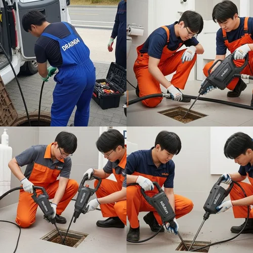 오정구 하수구막힘 오수관 고압세척