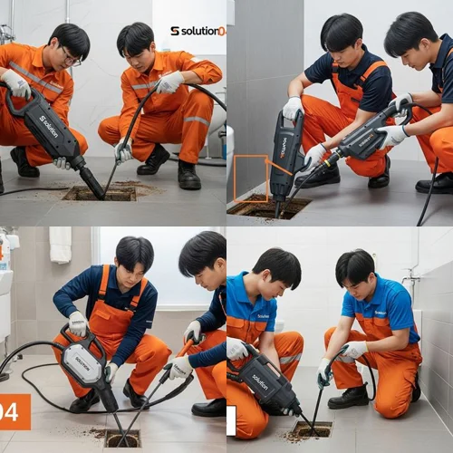 오정구 하수구막힘 오수관 고압세척