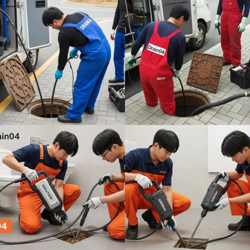 오정구 하수구막힘 오수관 고압세척