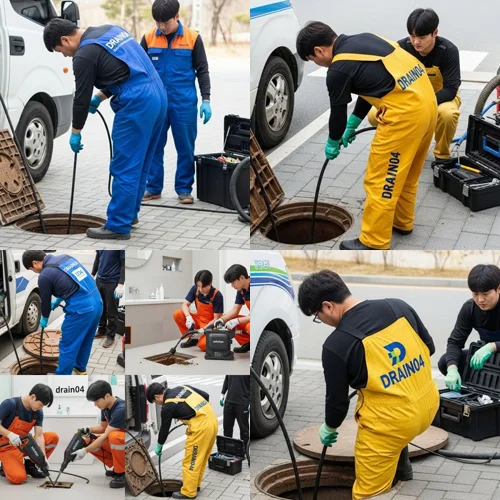 괴안동 하수구뚫음 역곡역 인근