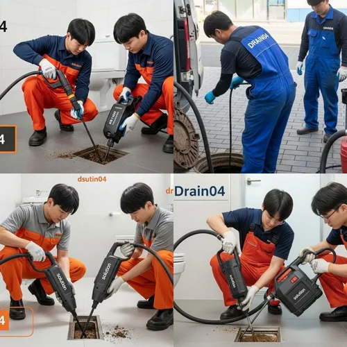 도당동 하수도막힘 장미공원