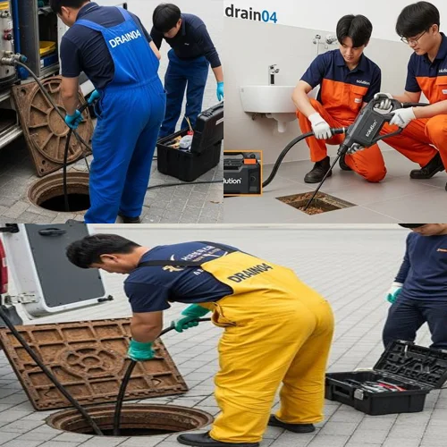 도당동 하수도막힘 장미공원