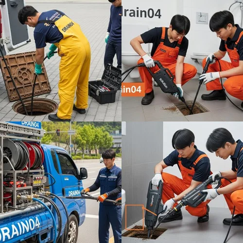 원미동 하수구 고압세척 주택 배관