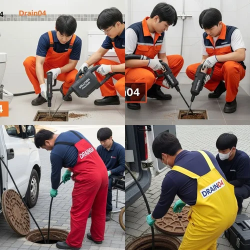 원미동 하수구 고압세척 주택 배관