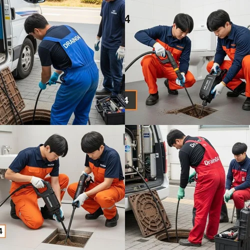 원미동 하수구 고압세척 주택 배관