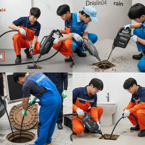 부천 내동 하수구막힘 공장 화장실